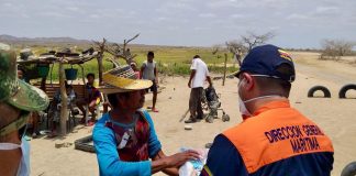 DIMAR ENTREGA AYUDAS HUMANITARIAS EN LA ALTA GUAJIRA