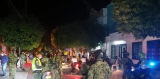 TROPAS DE LA SEGUNDA BRIGADA SE TOMARON LAS CALLES EN EL COPEY