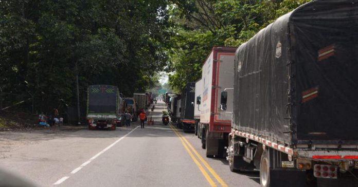 1200X628 Bloqueos en las vías de Santander. Foto Gobernación de Santander