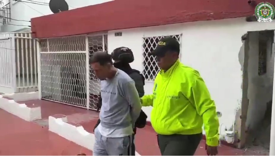 Según la policía el hoy capturado utilizaba una vivienda en el barrio Nueva Granada para expender estupefacientes