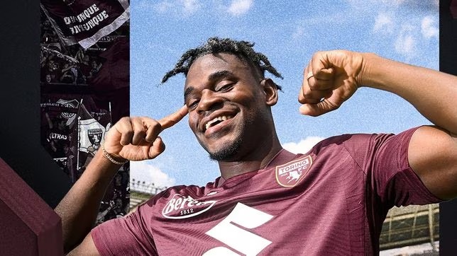 Duván Zapata salvó un punto para el Torino en Italia