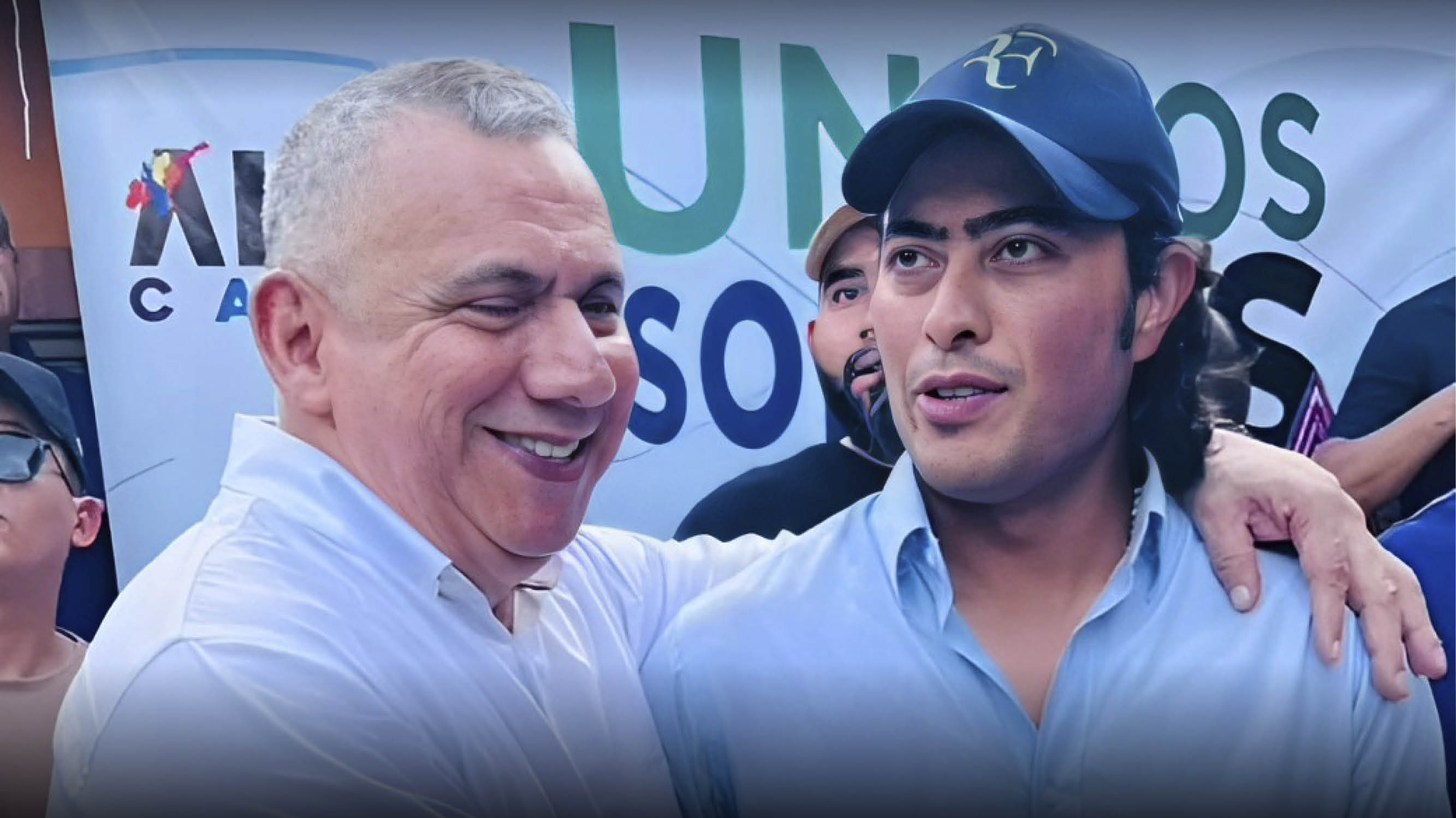 El excandidato a la gobernación del Atlántico, Máximo Noriega y el exdiputado del Atlántico, Nicolás Petro