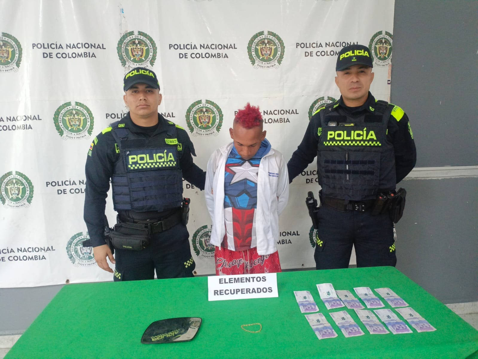 Una persona capturada cuando cometía un hurto en Barranquilla