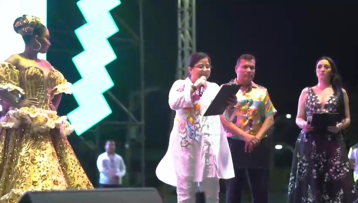 María Victoria Vargas Pacheco, nueva reina central del Carnaval de Soledad 2024