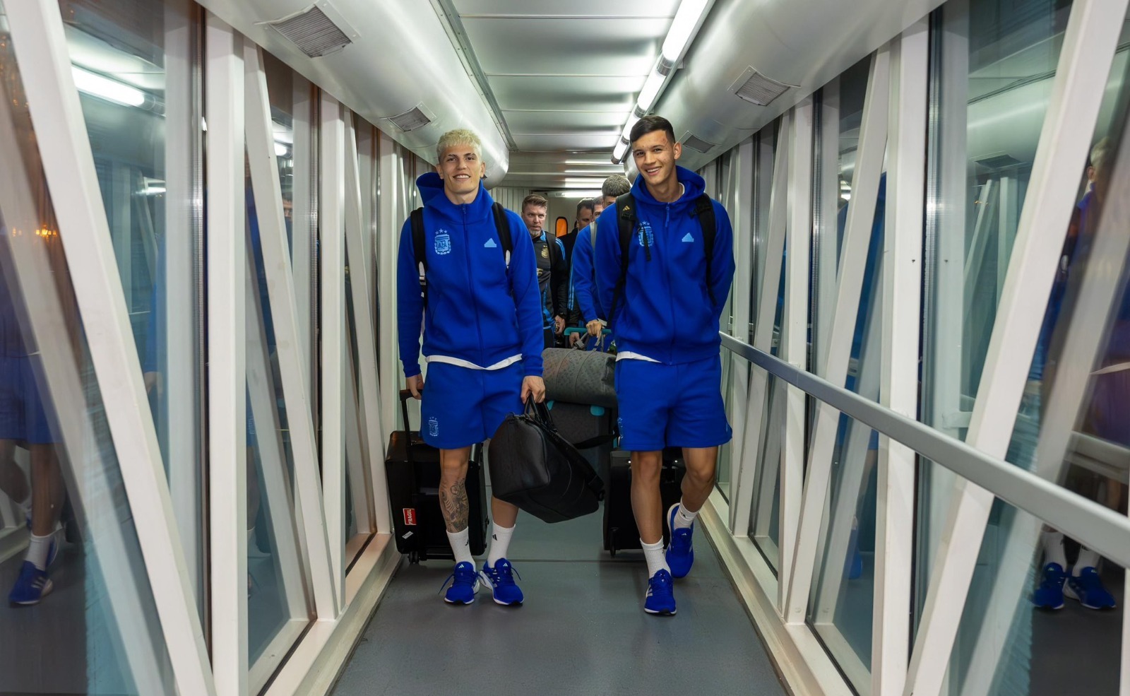 Argentina ya aterrizó a Barranquilla para enfrentar a Colombia este martes 10 de septiembre