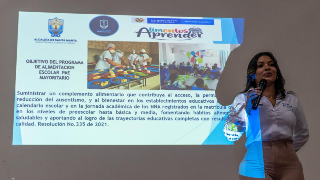 Alcaldía de Santa Marta garantizará alimentación a más de 56 mil estudiantes