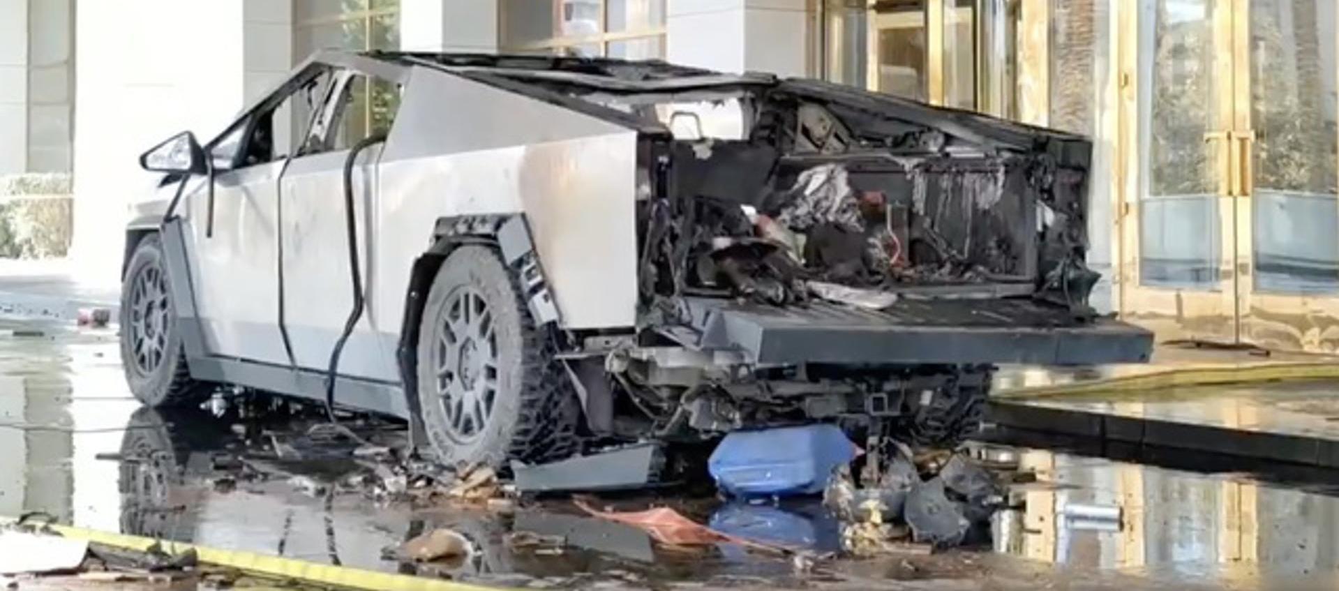 Conductor del Cybertruck que explotó en Las Vegas se disparó antes de que estallara