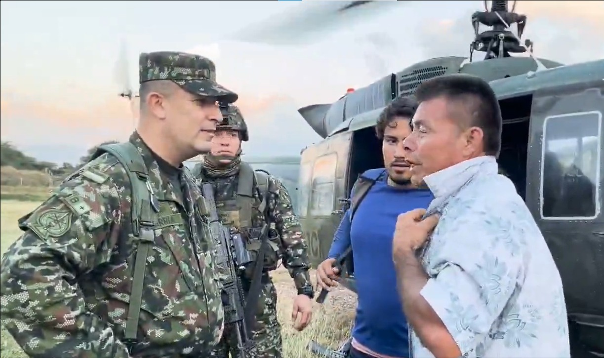 Ejército Nacional rescató a un líder social y a su sobrino de la violencia en el Catatumbo