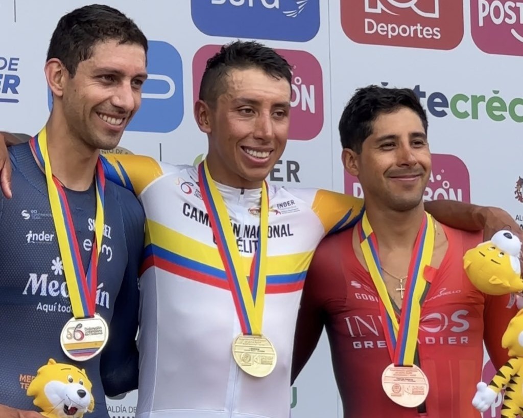 Egan Bernal quedó campeón nacional de contrarreloj luego de tres años sin ganar un título