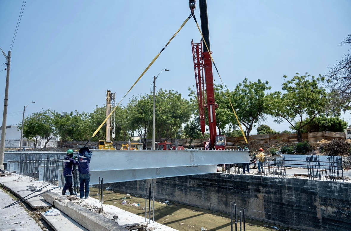 Comenzaron las obras de la segunda fase de la losa del arroyo Rebolo