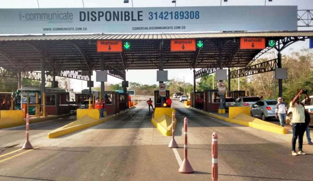 Suspenden por nueve meses el cobro en peaje de Turbaco para vehículos categoría I y II