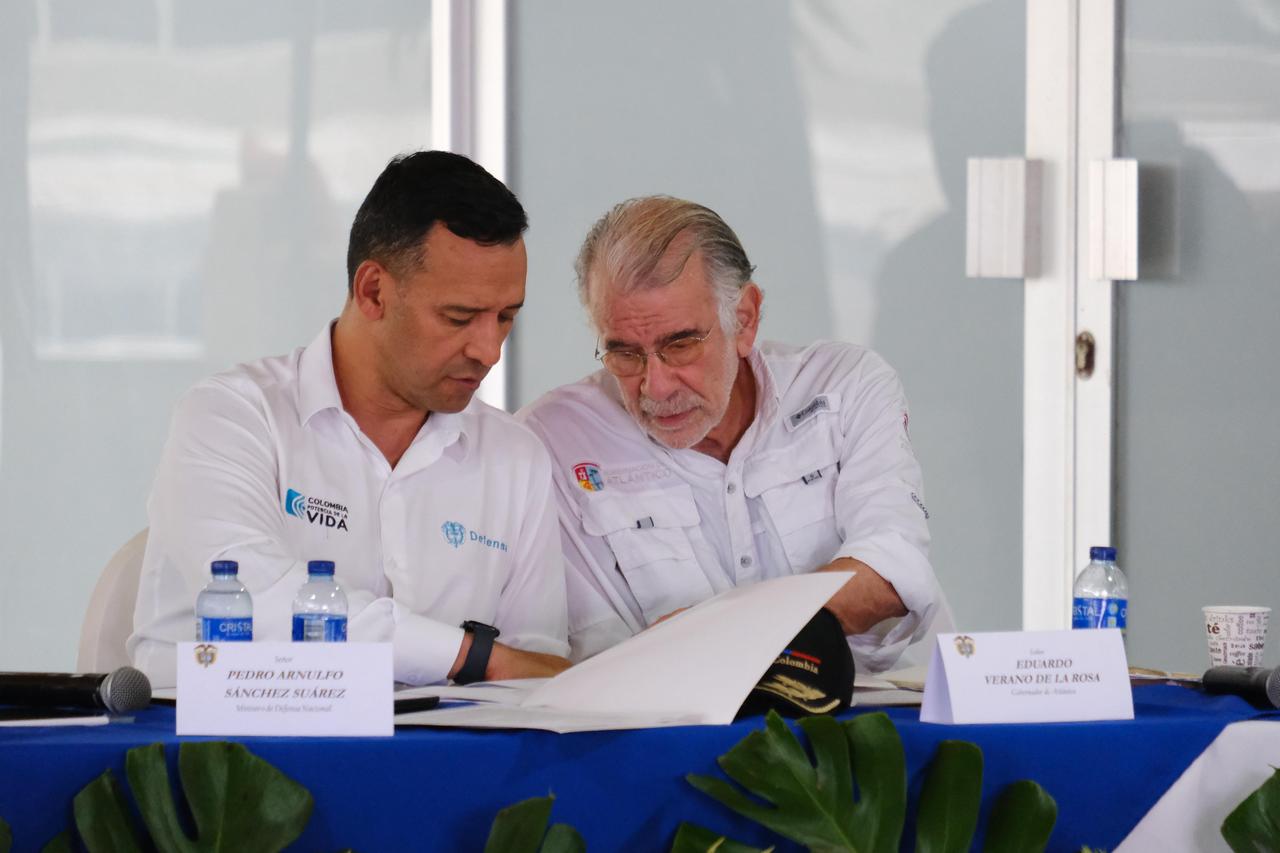 Gobernador del Atlántico solicitó a mindefensa acciones para fortalecer seguridad en el departamento