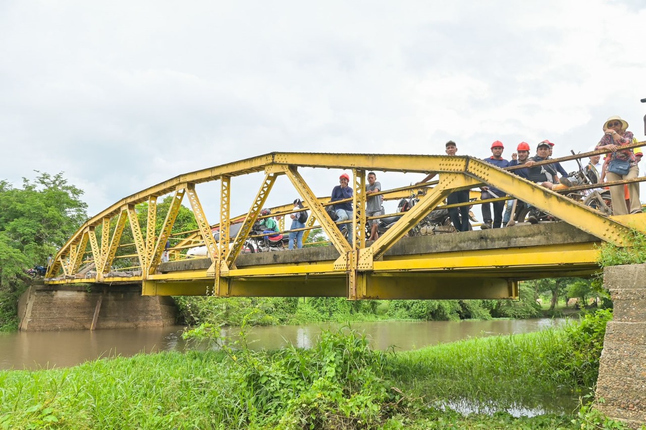Iniciaron trabajos de rehabilitación del Puente de Michichoa en el Magdalena