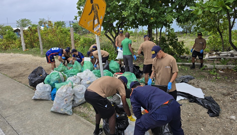 DIMAR y cientos de voluntarios recolectaron más de 3 toneladas de residuos en San Andrés