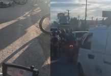 Ciclista murió en accidente de tránsito en la vía Madrid–Mosquera, Bogotá