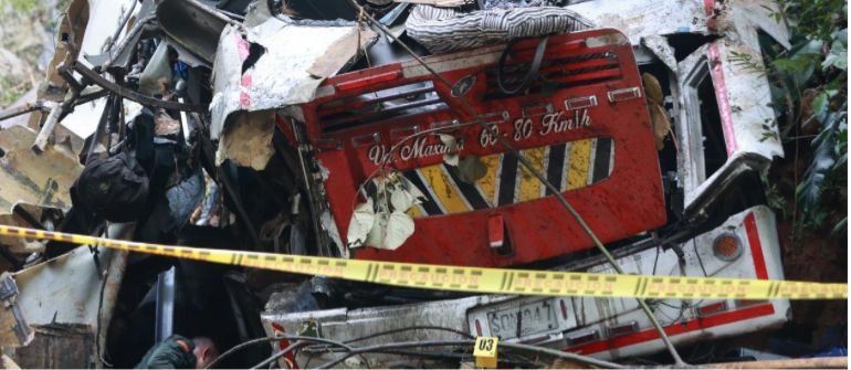 Suspendieron por seis meses a empresa dueña del bus accidentado en Antioquia