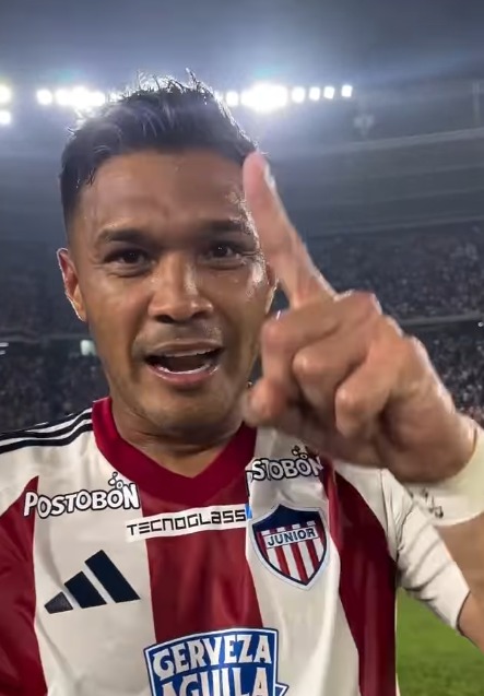 Teófilo Gutiérrez fue ovacionado en el estadio Metropolitano tras triunfo del Junior