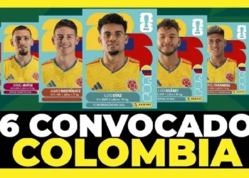 Jugadores de la Selección Colombia convocados para las Eliminatorias al Mundial 2026.