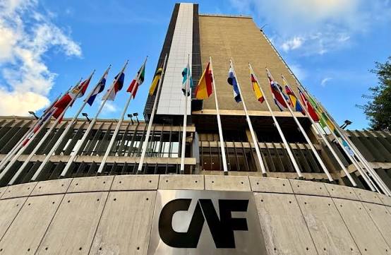 Financiamiento de CAF para Colombia durante el anuncio del apoyo económico por US$9.000 millones.