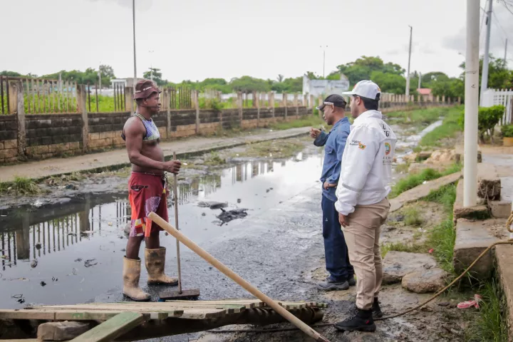 Obras en Santa Ana Cartagena para mitigar inundaciones