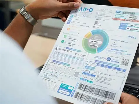 Tarifas de energía en el Caribe y factura de electricidad de un usuario de Air-e.